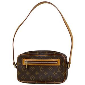 Louis Vuitton Pochette Cite Shoulder Bag Monogram Brown